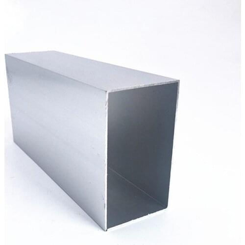 76mm*44mm*1mm square tube aluminum alloy hollow pipe rectangle straight duct vessel 100/200/300/400/500/550mm length
