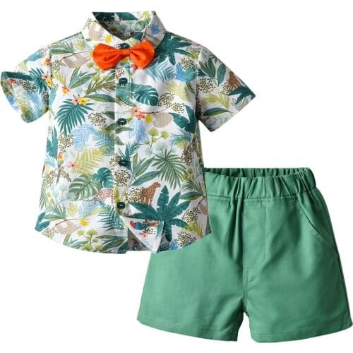 Clothes for Kid Boys Outfit Suit Summer Wedding Part Children Costume Infant Boy Clothing 1 2 3 4 5 6 Years