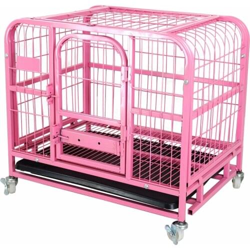 Ouuyay Small dog family use thick pet cage with toilet