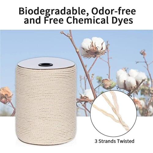 Strands Twisted Macrame Cotton Cord for Wall Hanging, Plant Hangers, Crafts 3mm x 300m Decorative Wall Hanging Dreams Catcher