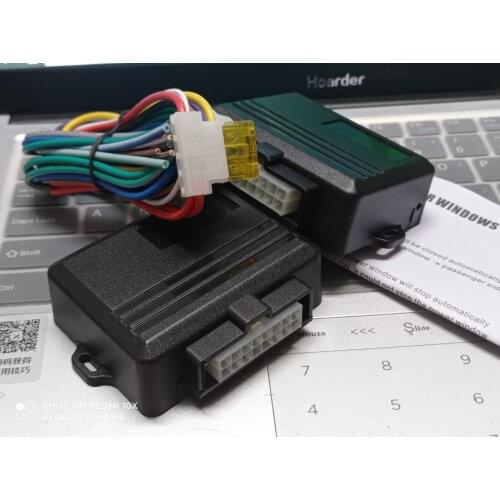 12V alarm system, electric closing module of 4 doors and windows, automatic closing window for Cadillac car