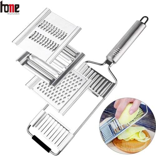 Vegetable Cutter Manual Stainless Steel Shredder Cabbage Grater for Garlic Cheese Salad Garlic Crusher Multi Kitchen Accessories