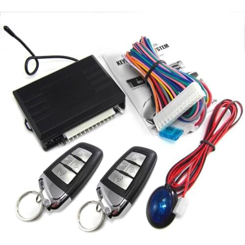 Universal Car Auto Remote Control Central Door Lock Locking Keyless Entry System Kit Remote trunk release lock automatically