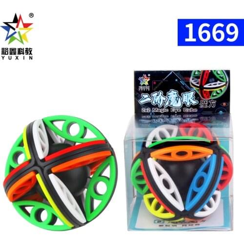 Yuxin 2X2 Magic Eye Magic Cubes Speed Cubes Puzzle Toys Kids Gifts