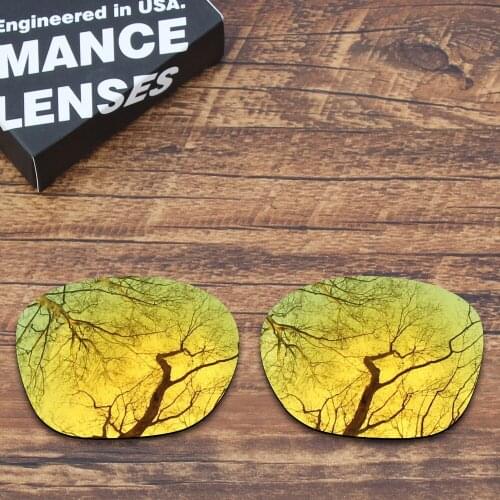 ToughAsNails Polarized Replacement Lenses for Oakley Garage Rock Sunglasses Gold Mirrored Color (Lens Only)