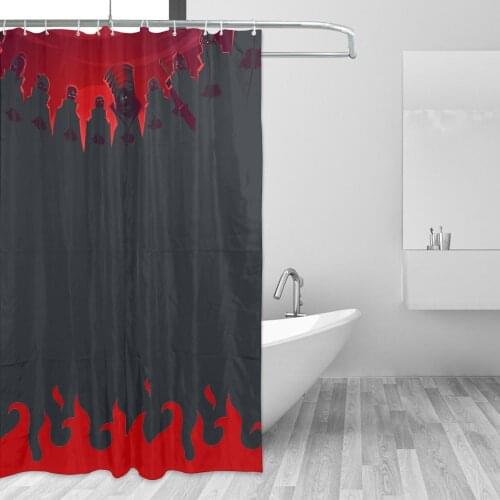 Akatsuki (13) Bathing Bathroom Bath Curtain Japanese Anime Waterproof Polyester Fabric High Quality Show Curtain