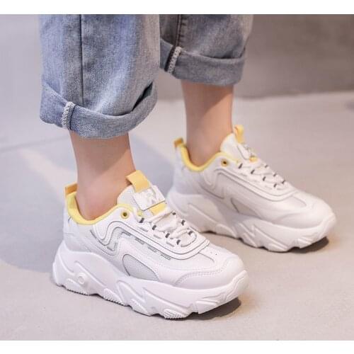 New Fashion Sneakers Women Shoes Female Casual Shoes Woman Mesh Comfort Platform Sneakers Designer Trainers basket femme U21-22