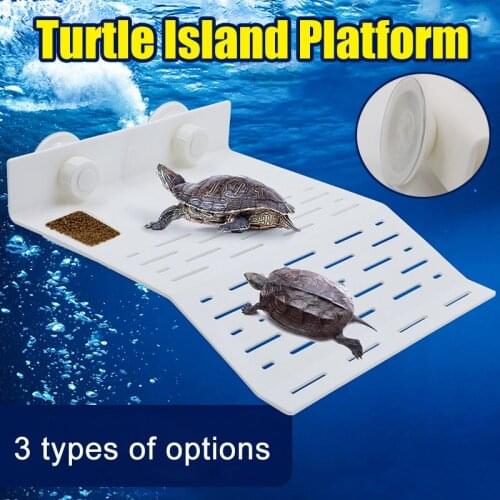 Turtle Island Platform Aquarium Reptile Hollow Dock Floating Aquarium Decor NW