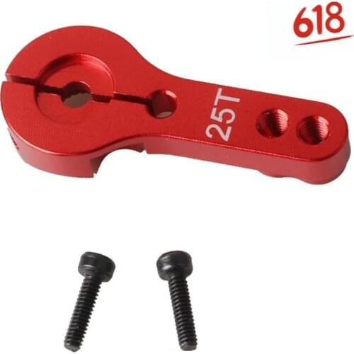 Remote Control Car 25T Steering Gear Metal Arm for 1/8 1/10 RC Hobby Model Car