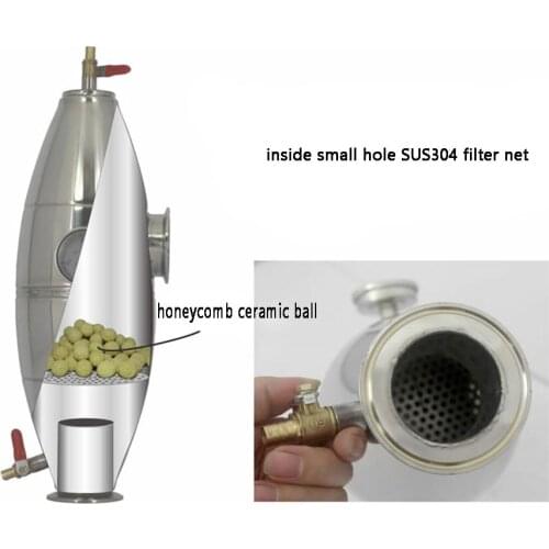 Distillation Column Air Cushion Chamber Rectification Column Wine Distiller Discharge Impurity Improve Liquor Quality+Valves