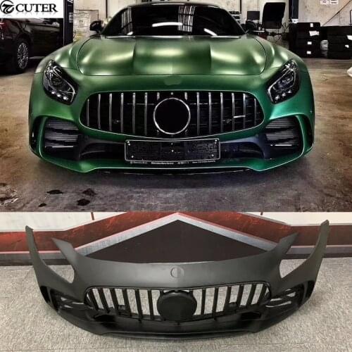 For AMG GT GTC GTS R style Carbon Fiber FRP front bumper for Benz AMG GT car body kit 15-19