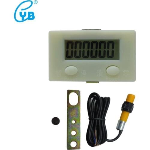 YB6C Six Digits Digital Electronic Counter Puncher Magnetic Inductive Proximity Switch Durable Quality+Proximity switch+Limit