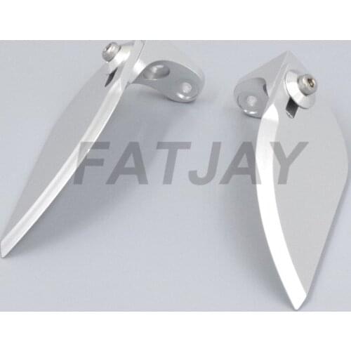 FATJAY RC boat turn fins set 68mm CNC machined adjustable water stabilizer trim fin with mounts