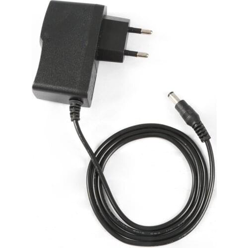 Hot New Universal DC 12V 1A AC 100-240V Converter Adapter Charger Power Supply EU Plug Portable Travel Wall Charger Black