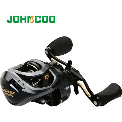 Bait Casting Reel Magnetic Brake System Reel NMB Spool 8KG Max Drag 11+1 BBs 7.3:1 High Speed Fishing Reel With Spare Spool