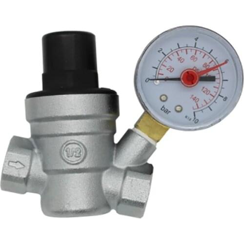 Brass/Stainless steel Water Pressure Reducing Maintaining Valve DN15/DN20/DN25/DN32 Regulator Adjustable G 1/2" 3/4" 1" 2"