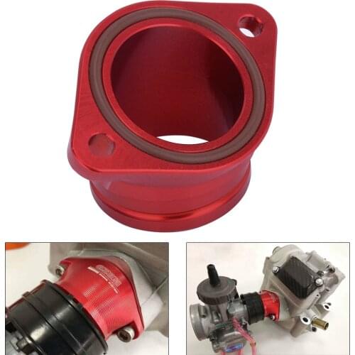 Motorcycle CNC Aluminum Carburetor Intake Manifold Pipe Motocross O-ring For ZONGSHENG NC250 NC450 NC 250 450