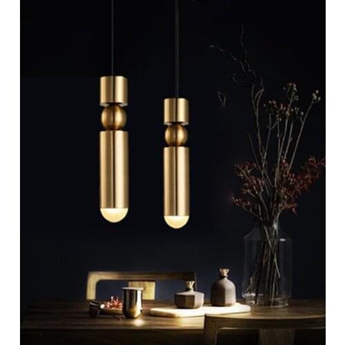 Nordic Pendant Lamp Modern Kitchen Lamp Dining Room Bar Counter Shop Pipe Pendant Down Tube LED Lights office Loft Living Room