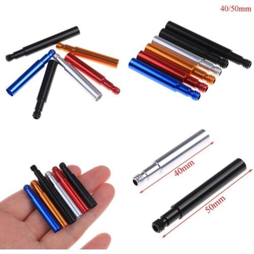 2020 New 40/50mm Aluminium Alloy Bicycle Presta Valve Extender Bike Tire Wheel French Valve Extenders Caps Core Adapter