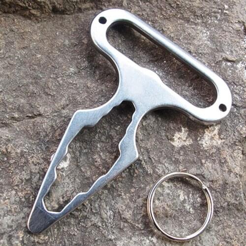 Self Defense Supplies Protection Tool Personal Self Defence Stainless Steel Bottle Opener Combination Wrench Outdoor tools