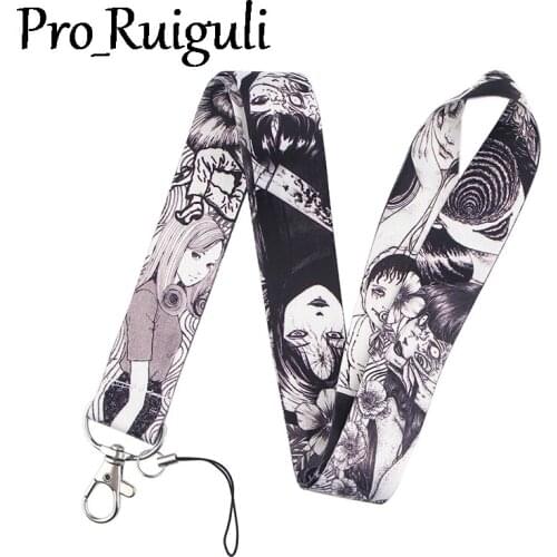 Horror characters TOMIE Lanyard for Keys Phone Cool Neck Strap Lanyard for Camera Whistle ID Badge Cute webbings ribbons Gifts