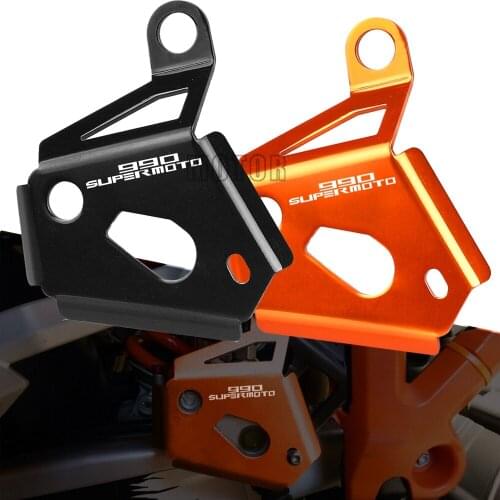 Motorcycle Rear Brake Reservoir Pump Protector Guards Heel Protective Cover Right FOR 990 SUPERMOTO/R SMT ADVENTURE 2008-2012