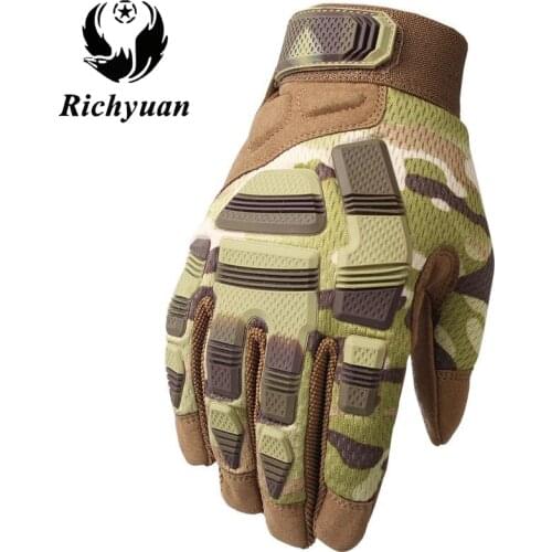 Outdoor Tactical Gloves Army Military Bicycle Airsoft Hiking Climbing Shooting Paintball Camo Sport Full Finger Gloves