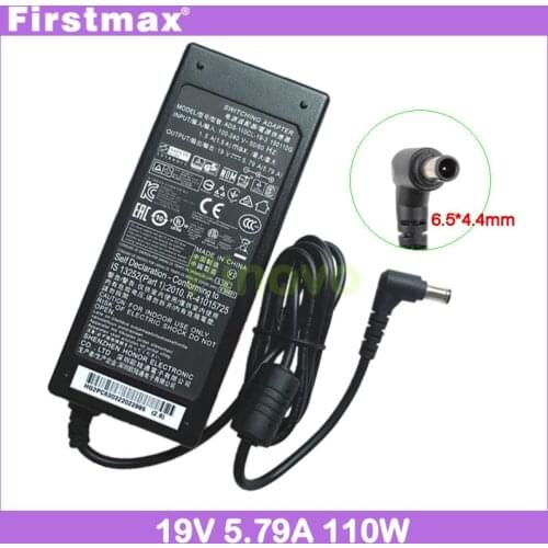 Firstmax 19V 5.79A AC Adapter for LG Monitor 32GK850G-B ADS-110CL-19-3 190110G 29UC97 34CB88 34UC87C 34UC88-B 34UC88C