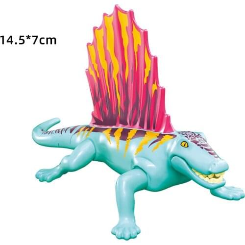 Single sale Animal world Dinosaur Series cartoon horse lizard Spinosaurus DIY Model Building Blocks Bricks Toys Gifts