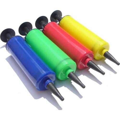 1 Pc Mini Portable Hand Manual Soccer Ball Party Balloon Inflator Air Pump Needle