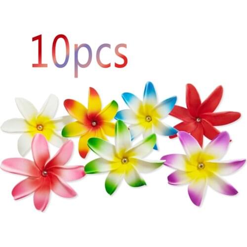 10pcs/Set of flowers Hawaii summer party school DIY decoration artificial flowers hula girls love hair accessories flowers