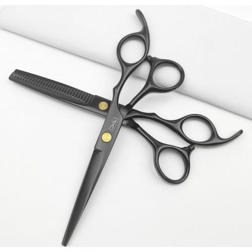 6 Inch Professional Hairdressing Scissors JP 440C Barber Hair Cutting Scissors Hair Scissors Thinning Shears Barbershop Set
