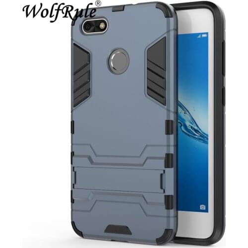 For Cover Huawei Y6 Pro 2017 Case On Huawei Y6 Pro 2017 Silicone Rubber Robot Hard Back Phone Cover Case for Huawei Y6 Pro 2017