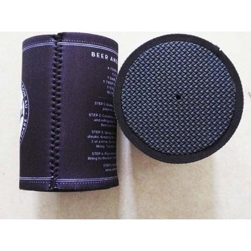 LOGO printed Stubby Holders WITH BASE Insulated Stubby Cooler Picnic Cooler For Food Wine And Cans Neoprene Cooler Bags