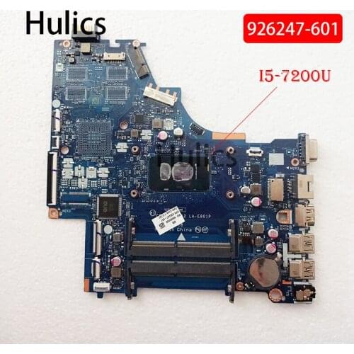 Hulics Original Laptop motherboards 926247-001 For HP 250 G6 LAPTOP I5-7200U motherboard mainboard 926247-601 LA-E801P