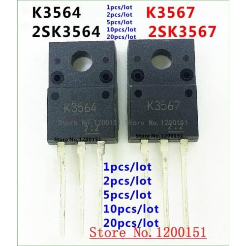 K3564 K3567 2SK3564 2SK3567 TO-220F