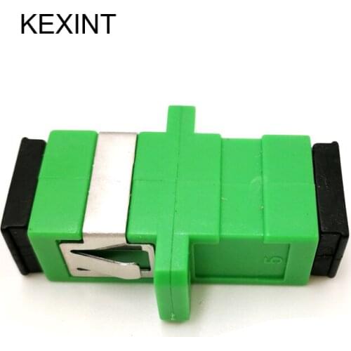 KEXINT Adaptor Fiber Optic Adaptor SC/APC Simplex 100Pieces