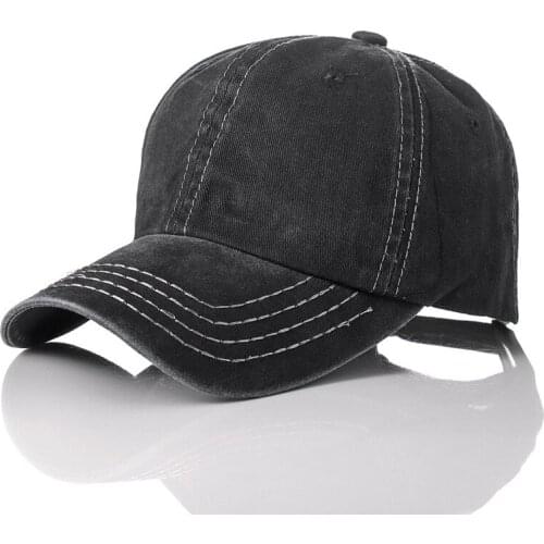 New Vintage Custom Logo Team Letter Baseball Cap Fashion Unisex Adjustable Hip Hop Cap Adult Cap