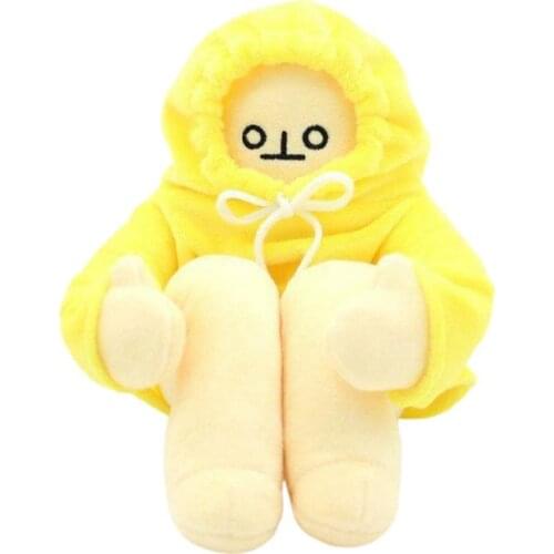 NEW Banana Dolls Plush Toys Magnet Banana Man Dolls Yellow Popular Appease Dolls Birthday Gifts Children Baby Banana Man