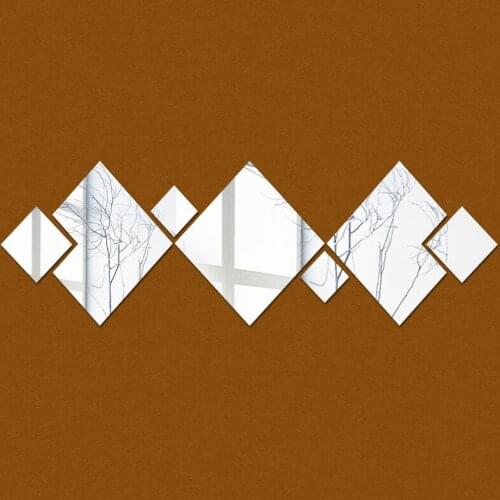 New rushed modern acrylic large 3d sticker home decoration Multi-piece Package wall stickers kitchen