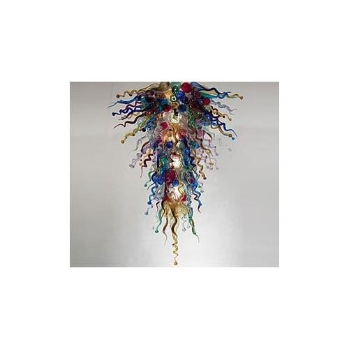 New Design DIY Art Glass Lighting Style Hand Blown Glass Chandelier for Free Shipping