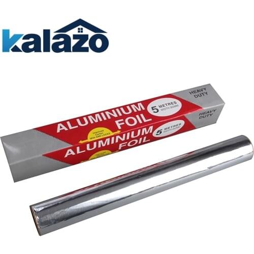 5m*30cm Tin Foil Paper Food Pack Cook Baking BBQ Grill Silver Baking Tinfoil Paper Sheet Roll Barbecue Cooking