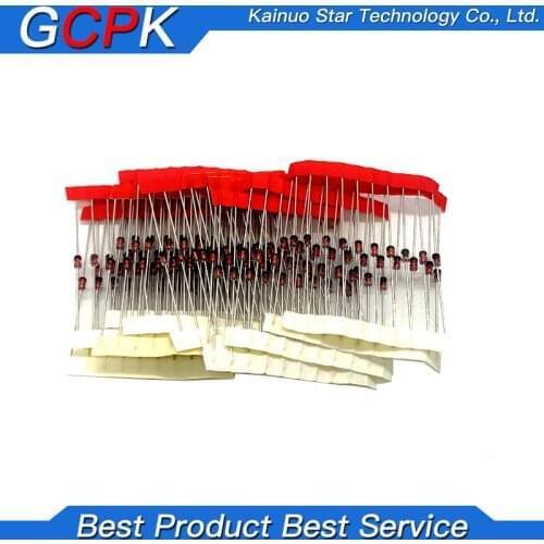 2V4 to 8V2) 140 Pcs 14 Values*10pcs 1/2W 0.5W Zener Diode Assorted kit Assortment Set New