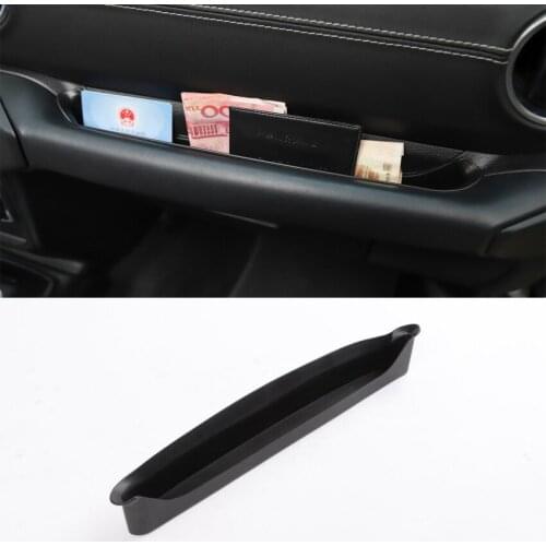 For Jeep Wrangler JL 2018 Up Car Passenger Seat Door Armrest Storage Box Holder Container