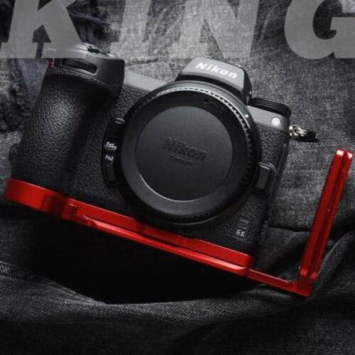 Pro L Type Bracket Vertical Quick Release Tripod Plate Grip Handle for Nikon z72 Z7ii Z6ii Z62 Arca-Swiss RRS Tripod BallHead