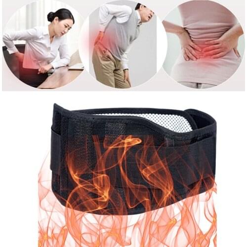 Adjustable Tourmaline Self-heating Waist Magnetic Therapy Support Belt Waist Brace Lumbar Sport Protector Bands