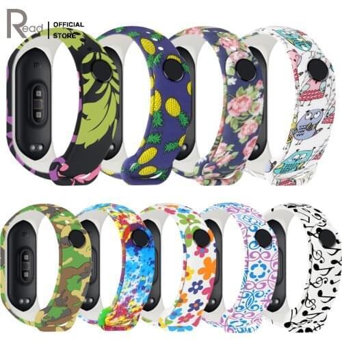 Strap For Mi Band 4 3 5 Replacement Bracelet for Xiaomi Miband 3 4 5 Pulseras Universal Silicone Wrist Rubber Colorful Watchband