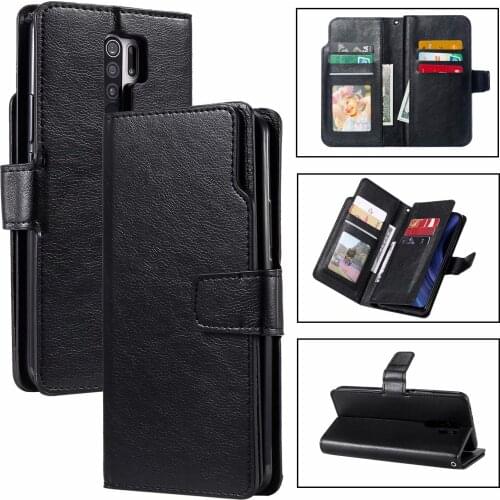 Luxury Leather Case For Xiaomi Redmi Note 9 9S 10 8 7 6 5 Pro 4X 9A 9C 8A 8 7A 7 6A POCO X3 NFC Flip Wallet Coque Business Funda