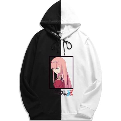 Summer Japan Anime Harajuku Man Zero TWO Beautiful G print Patchwork Thin Hoodie Hoodies Streetwear Men Sweatshirt The Sharingan