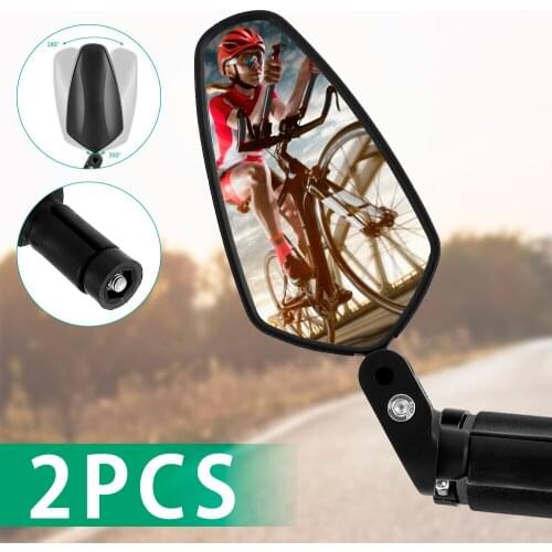 Bicycle Rear View Mirror Bike Cycling Wide Range Back Sight Reflector Adjustable Left Right Mirror Bicycle Accessories